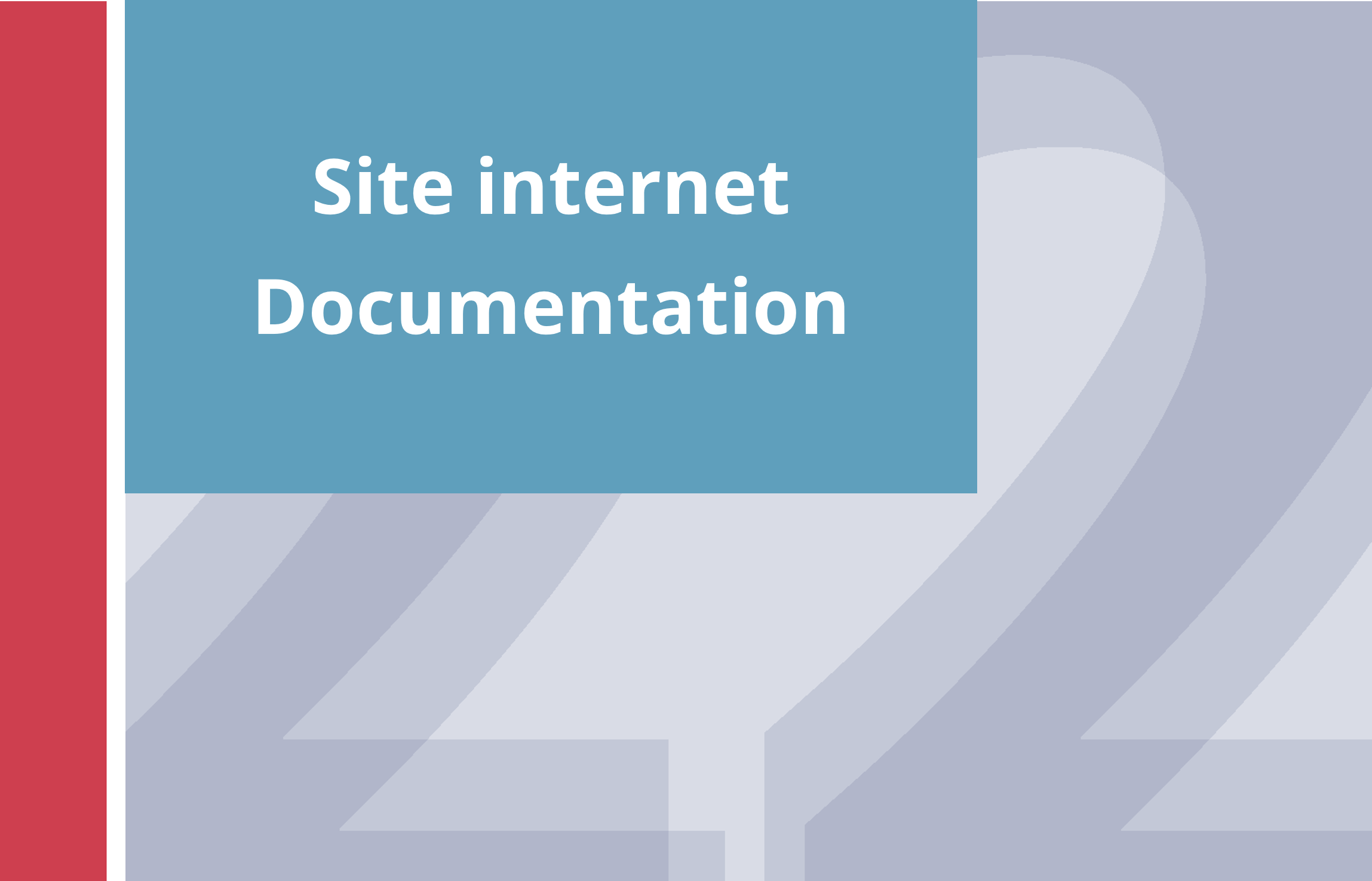  Site internet / documentation 
